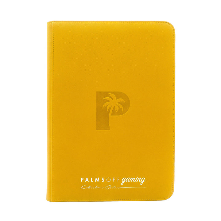 POCKET GAMES - Palms Off Gaming: Collector’s Series 9 Pocket Zip Trading Card Binder Black TCG Accessories
