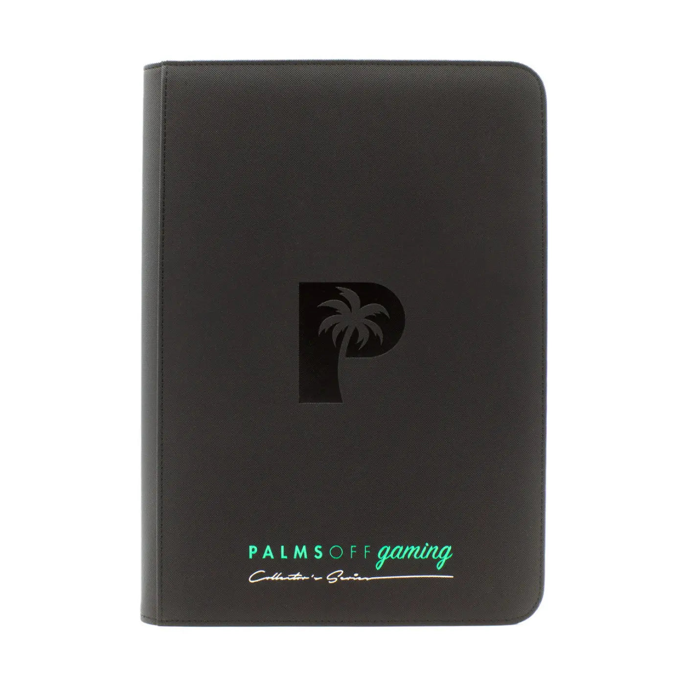POCKET GAMES - Palms Off Gaming: Collector’s Series 9 Pocket Zip Trading Card Binder Black TCG Accessories