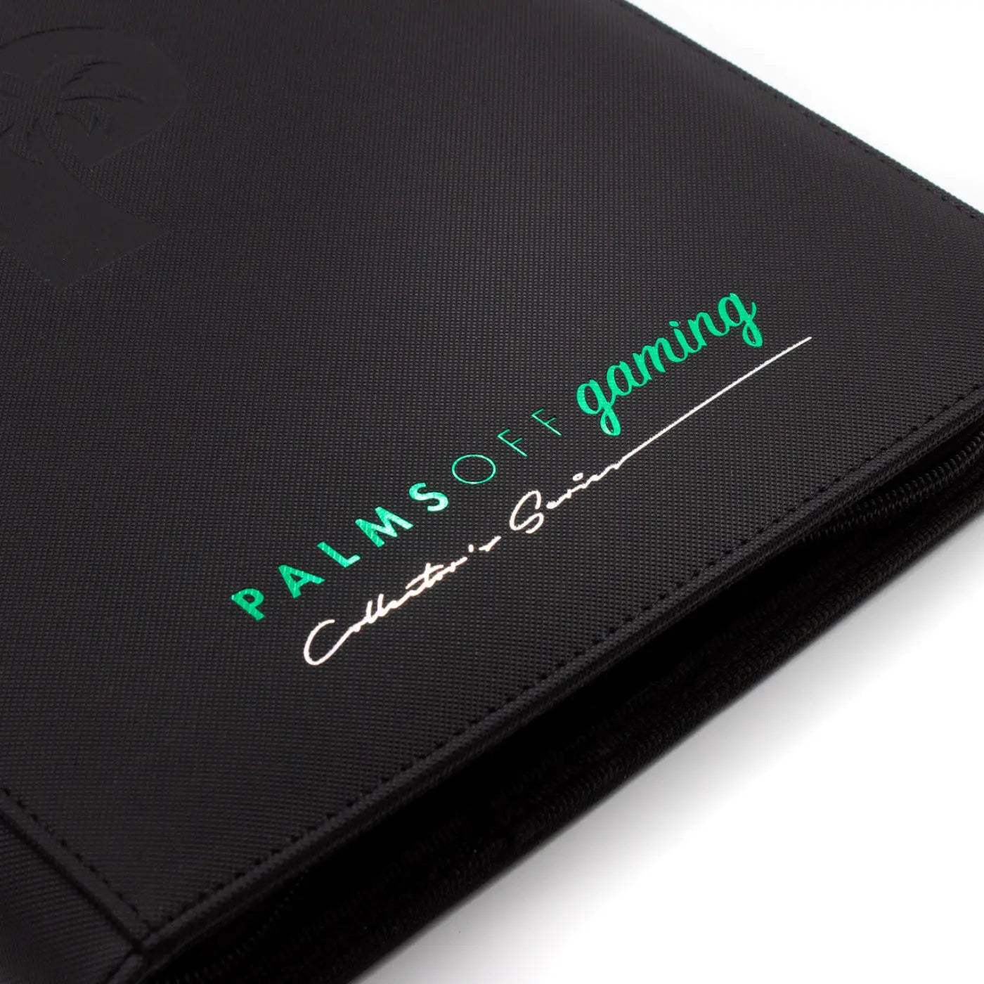 POCKET GAMES - Palms Off Gaming: Collector’s Series 9 Pocket Zip Trading Card Binder Black TCG Accessories