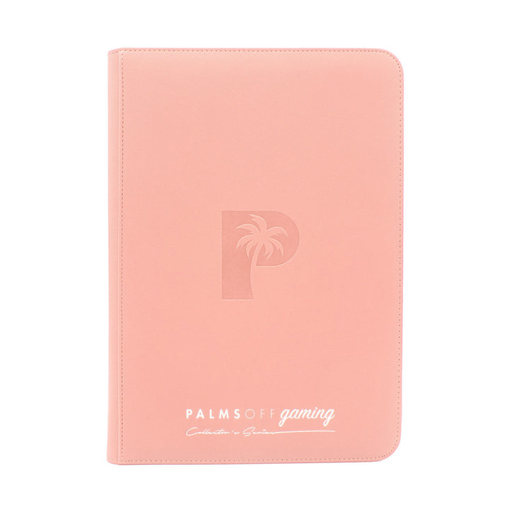 POCKET GAMES - Palms Off Gaming: Collector’s Series 9 Pocket Zip Trading Card Binder Black TCG Accessories