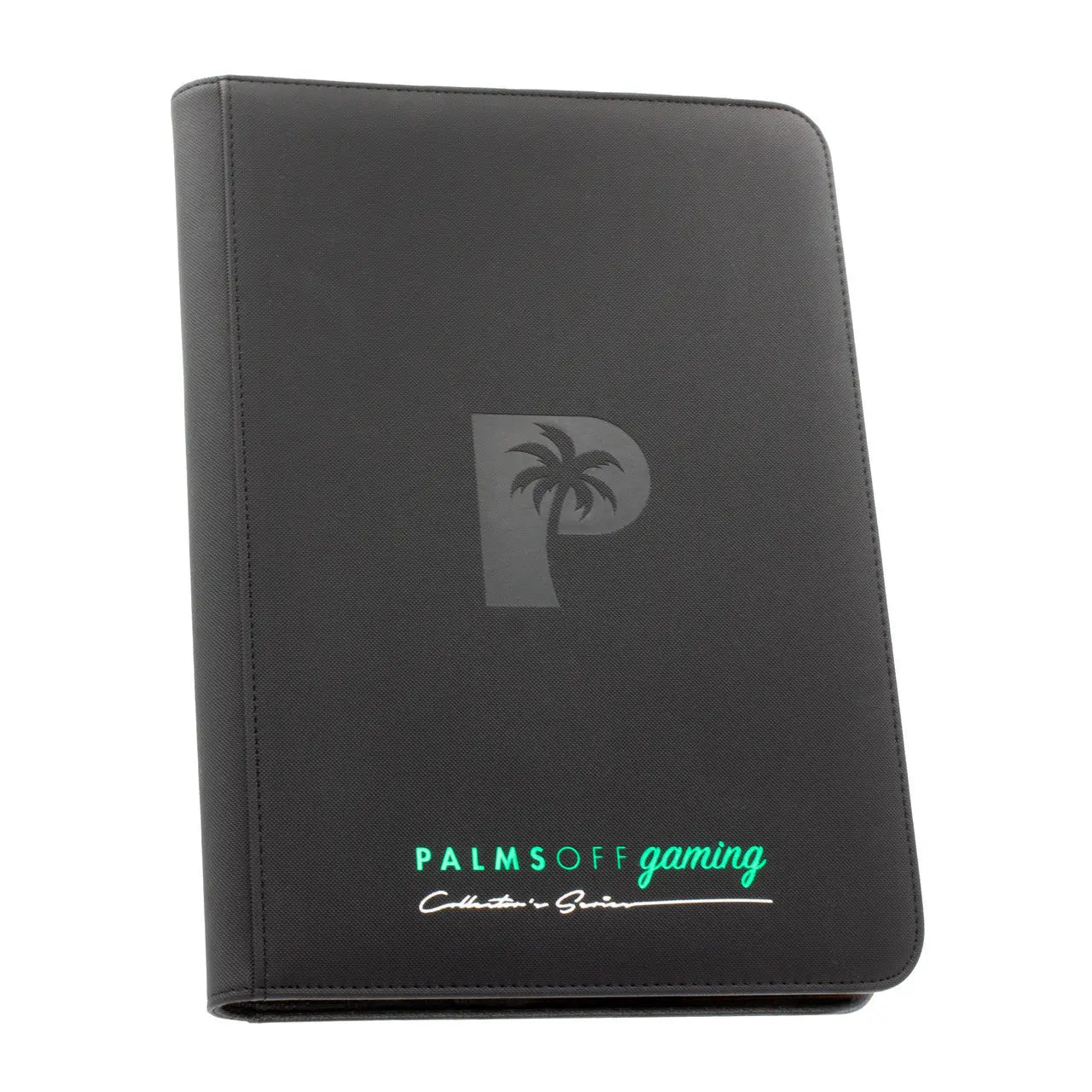 POCKET GAMES - Palms Off Gaming: Collector’s Series 9 Pocket Zip Trading Card Binder Black TCG Accessories
