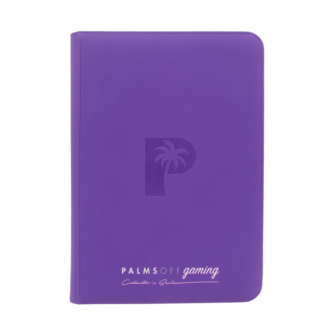POCKET GAMES - Palms Off Gaming: Collector’s Series 9 Pocket Zip Trading Card Binder Black TCG Accessories