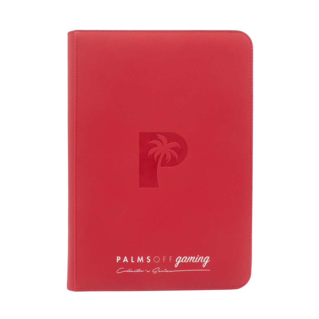 POCKET GAMES - Palms Off Gaming: Collector’s Series 9 Pocket Zip Trading Card Binder Black TCG Accessories