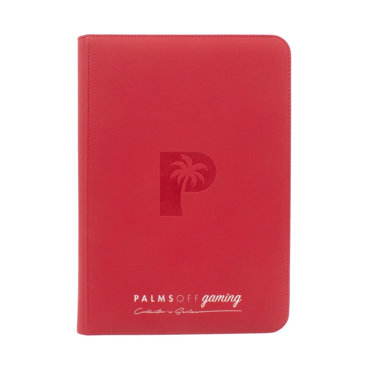 POCKET GAMES - Palms Off Gaming: Collector’s Series 9 Pocket Zip Trading Card Binder Black TCG Accessories