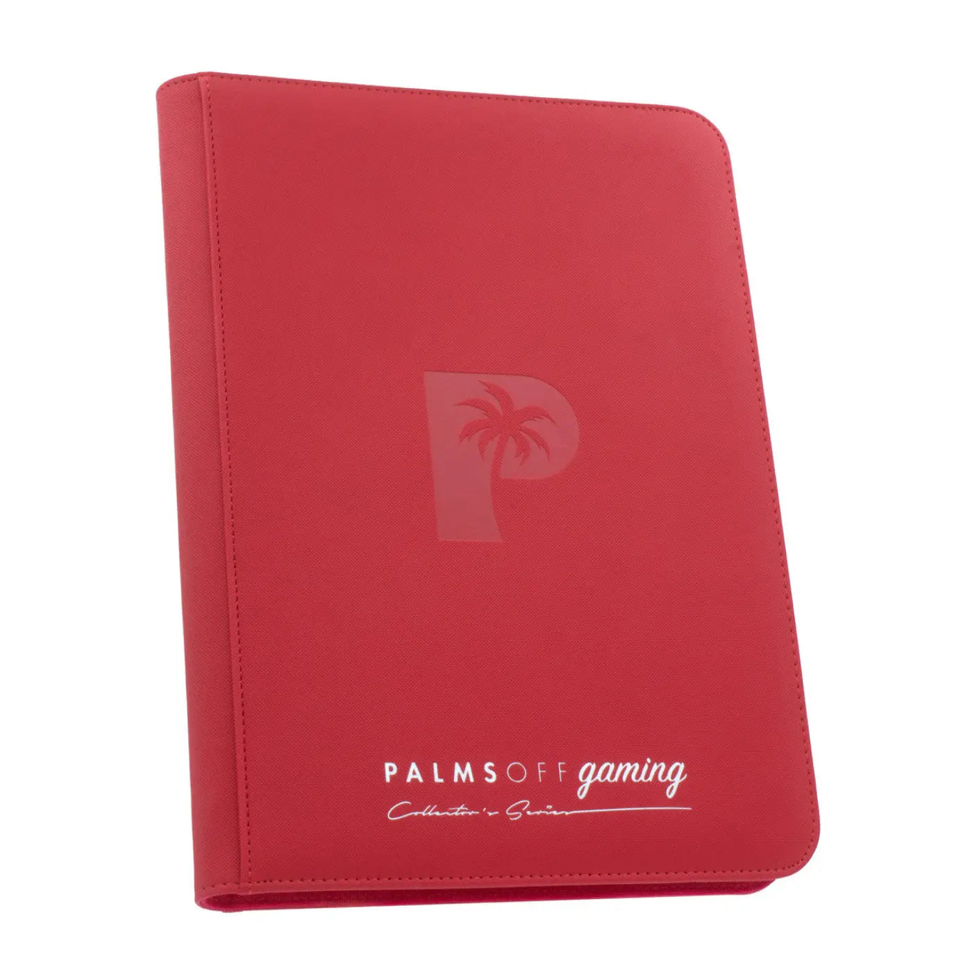 POCKET GAMES - Palms Off Gaming: Collector’s Series 9 Pocket Zip Trading Card Binder Red TCG Accessories