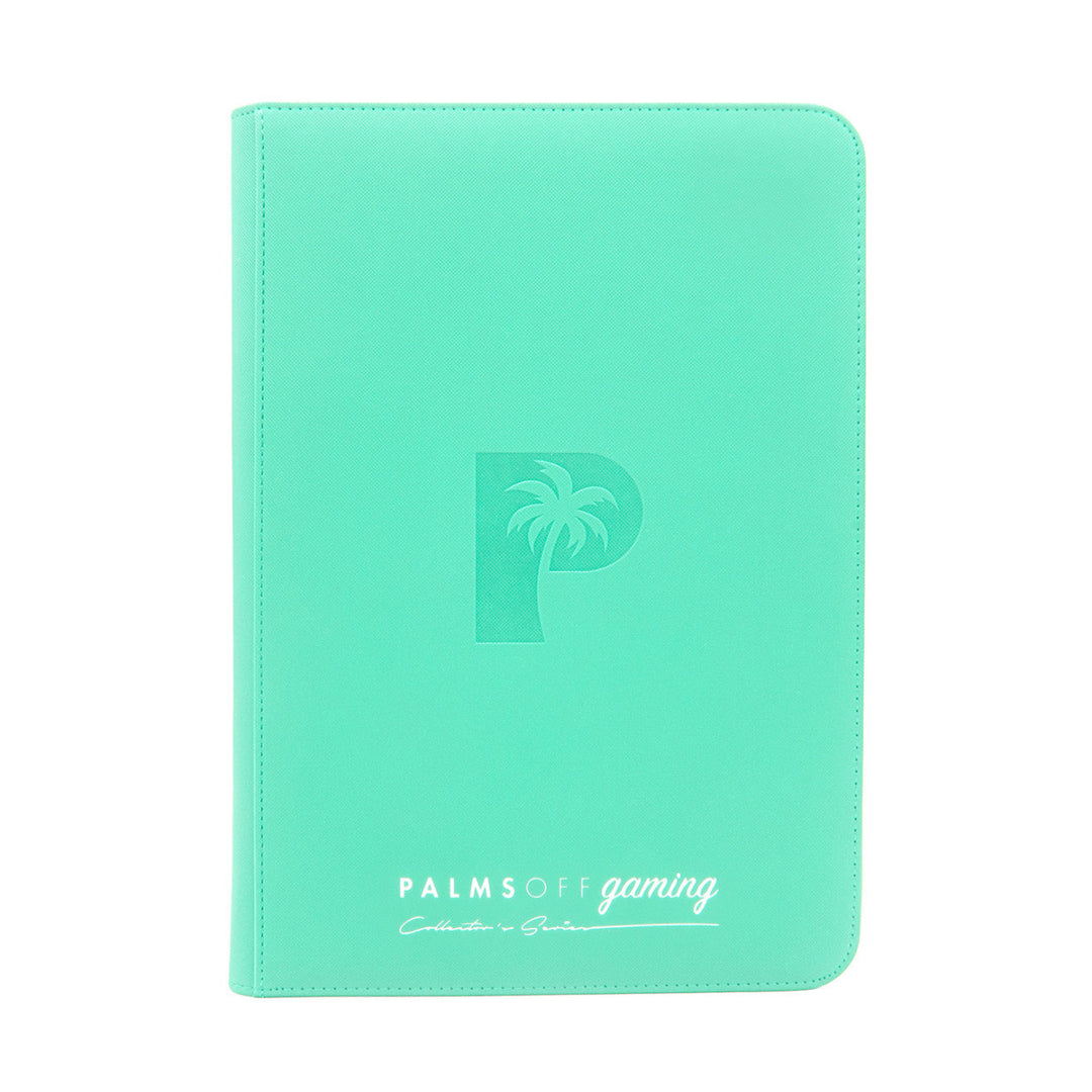 POCKET GAMES - Palms Off Gaming: Collector’s Series 9 Pocket Zip Trading Card Binder Black TCG Accessories