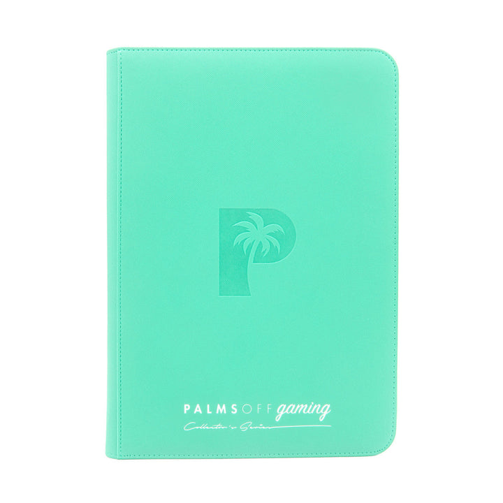 POCKET GAMES - Palms Off Gaming: Collector’s Series 9 Pocket Zip Trading Card Binder Black TCG Accessories