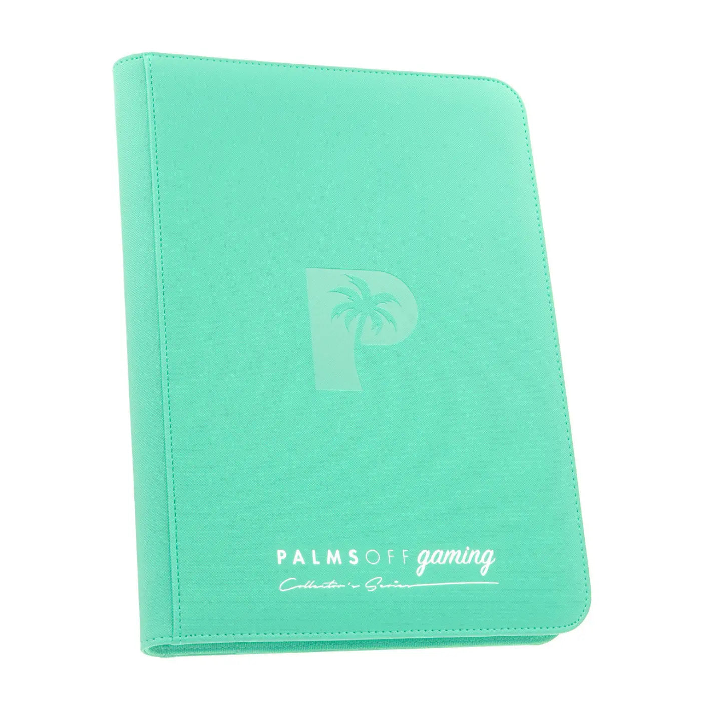POCKET GAMES - Palms Off Gaming: Collector’s Series 9 Pocket Zip Trading Card Binder Turquoise TCG Accessories