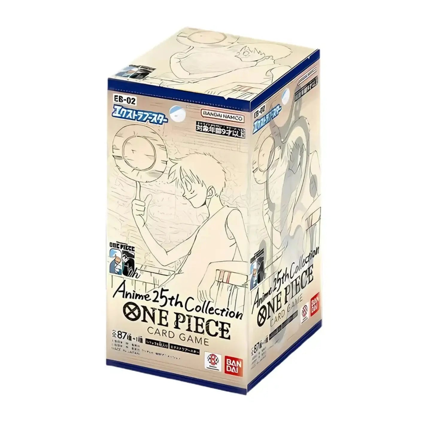 POCKET GAMES - One Piece TCG (EB-02) – Anime 25th Collection Extra Booster Box & Pack [JP] Box Japanese OP