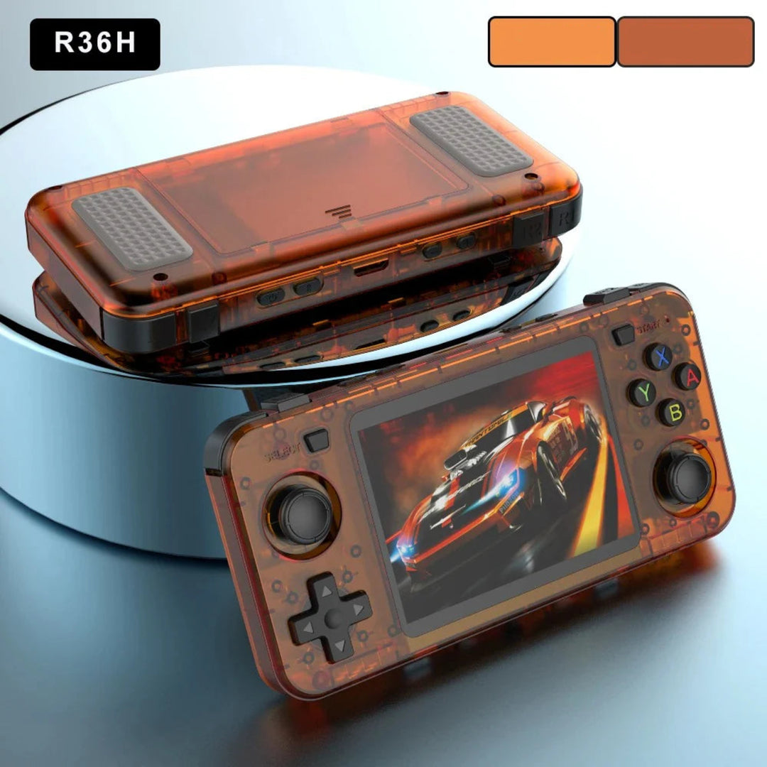 Pocket Games: Game Console R36H in orange