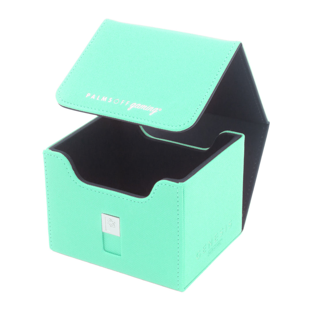 POCKET GAMES - Palms Off Gaming: Genesis Deck Box Turquoise TCG Accessories