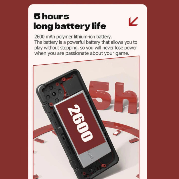 Pocket Games Miyoo A30 5 hour battery life