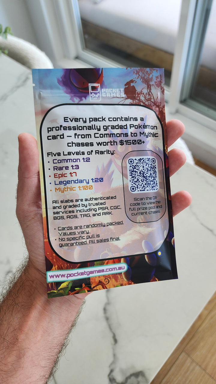 Pocket Games Mystery Slabs Vol. 2 – Graded Pokémon Card Mystery Box