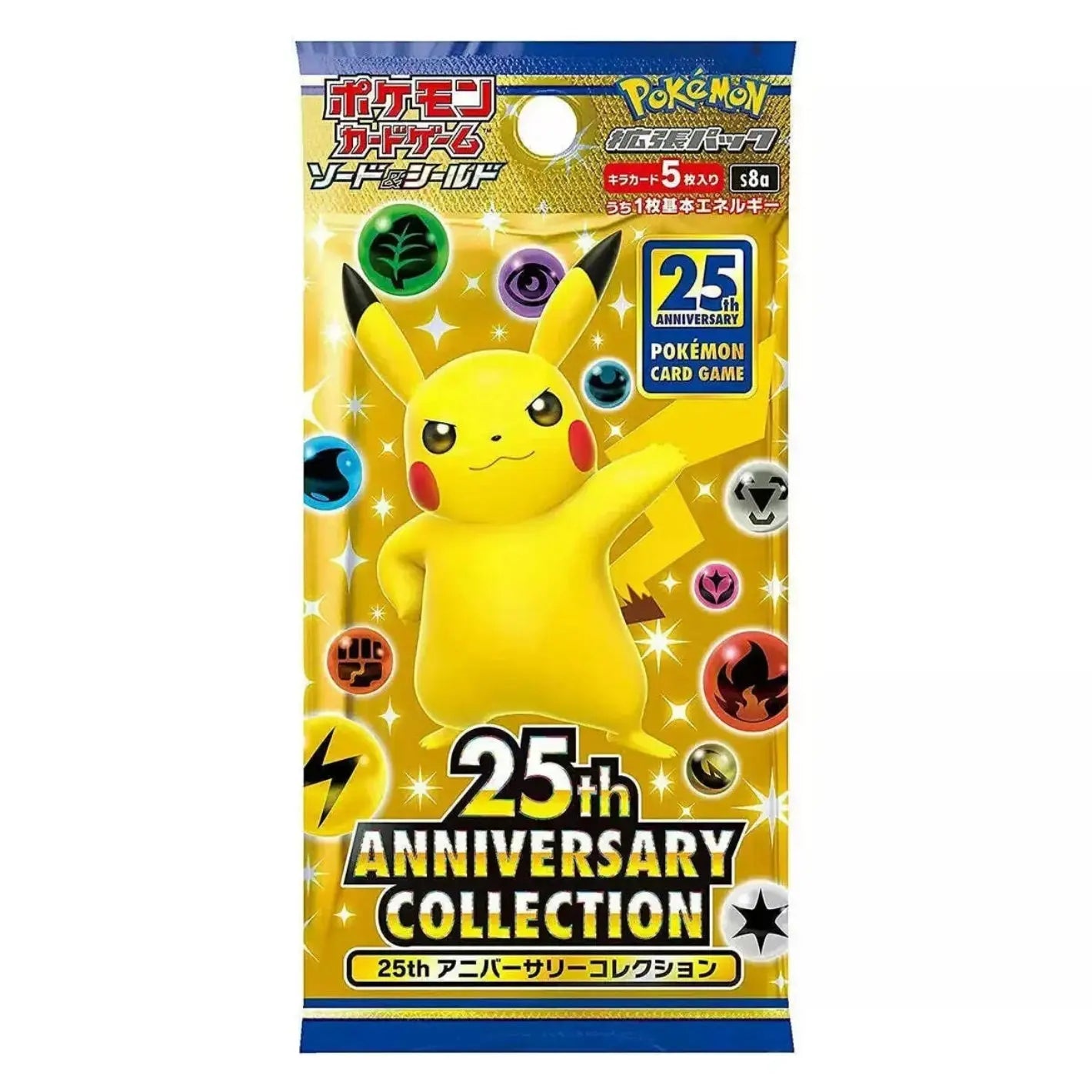 POCKET GAMES - Pokémon 25th Anniversary Collection (S8a) Booster pack Pokémon Jap