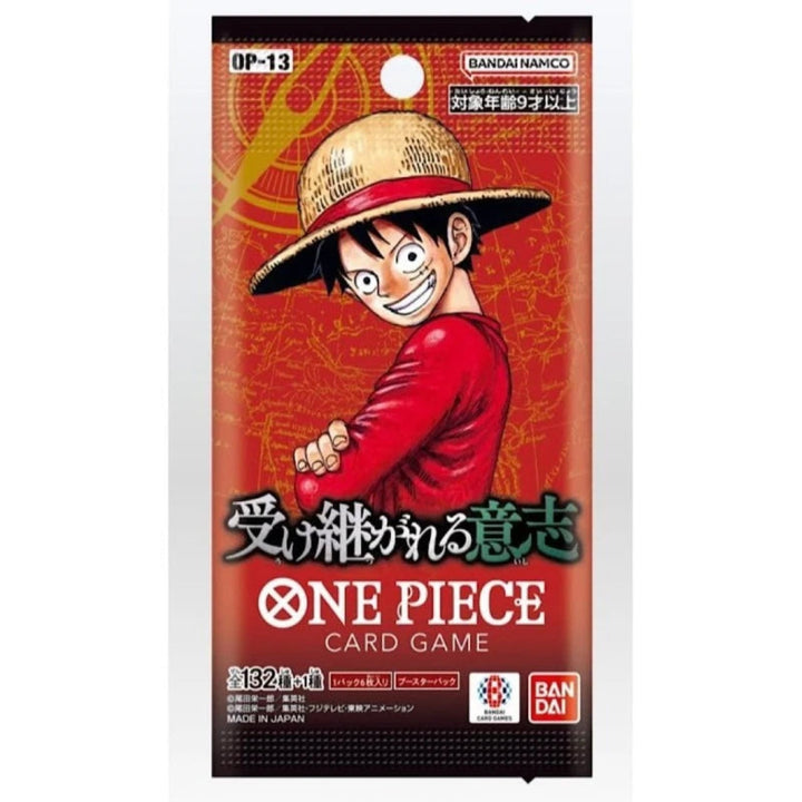 POCKET GAMES - One Piece TCG (OP-13) – Carrying On His Will Booster Box & Pack [JP] Booster pack Japanese OP