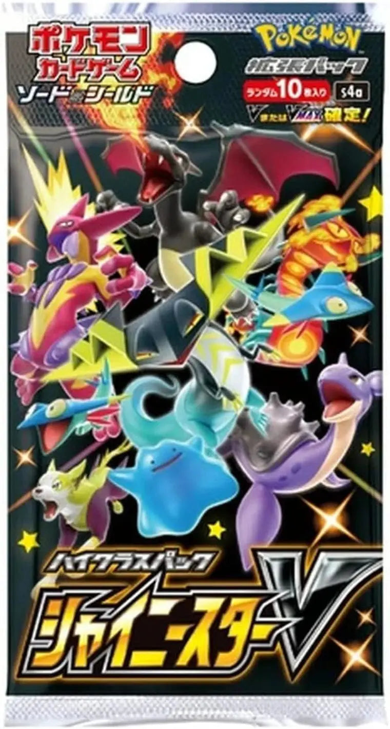 POCKET GAMES - Pokémon Shiny Star V (S4a) Booster Pack (10 Cards) Pokémon Jap