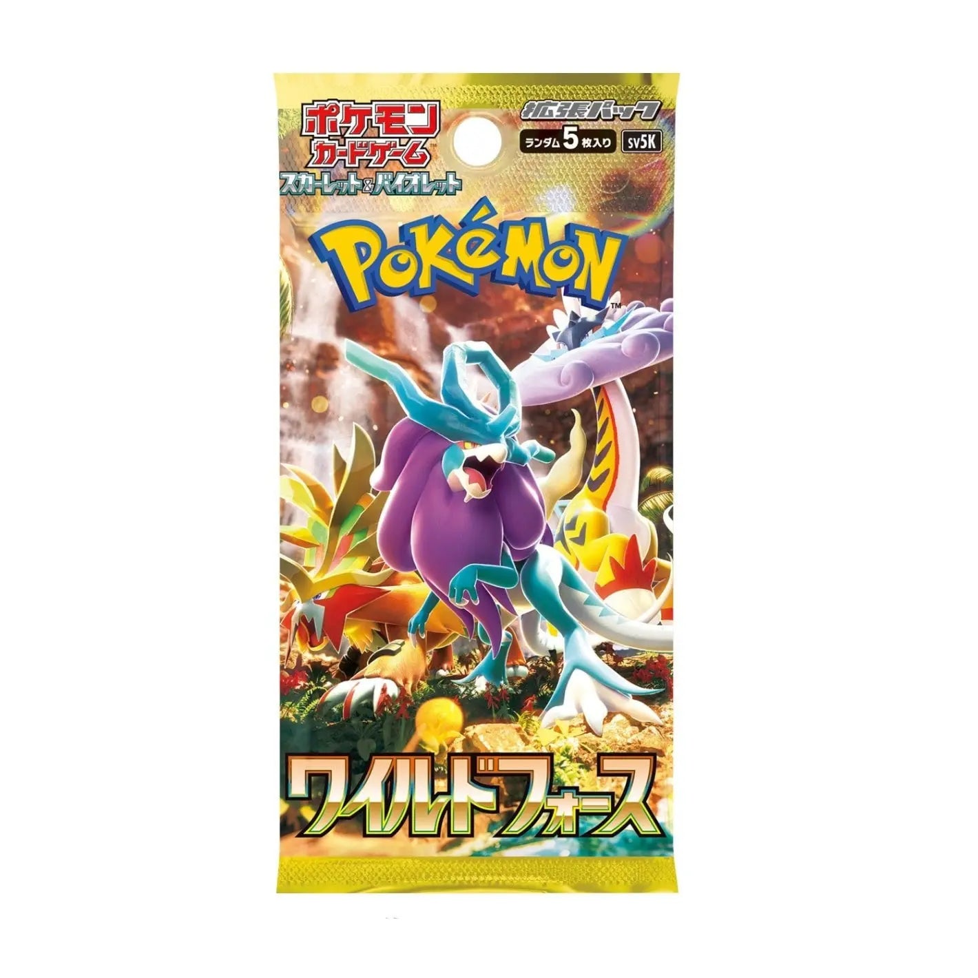 POCKET GAMES - Pokémon Wild Force (SV5K) Booster pack Pokémon Jap
