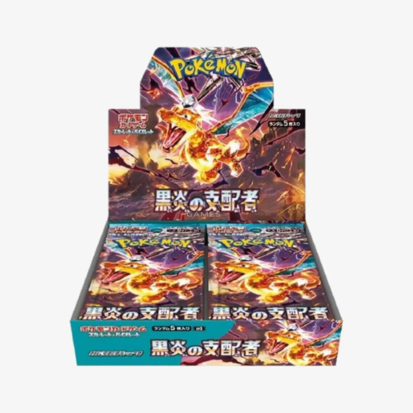 POCKET GAMES - Pokémon Ruler of the Black Flame (SV3) Booster pack Pokémon Jap